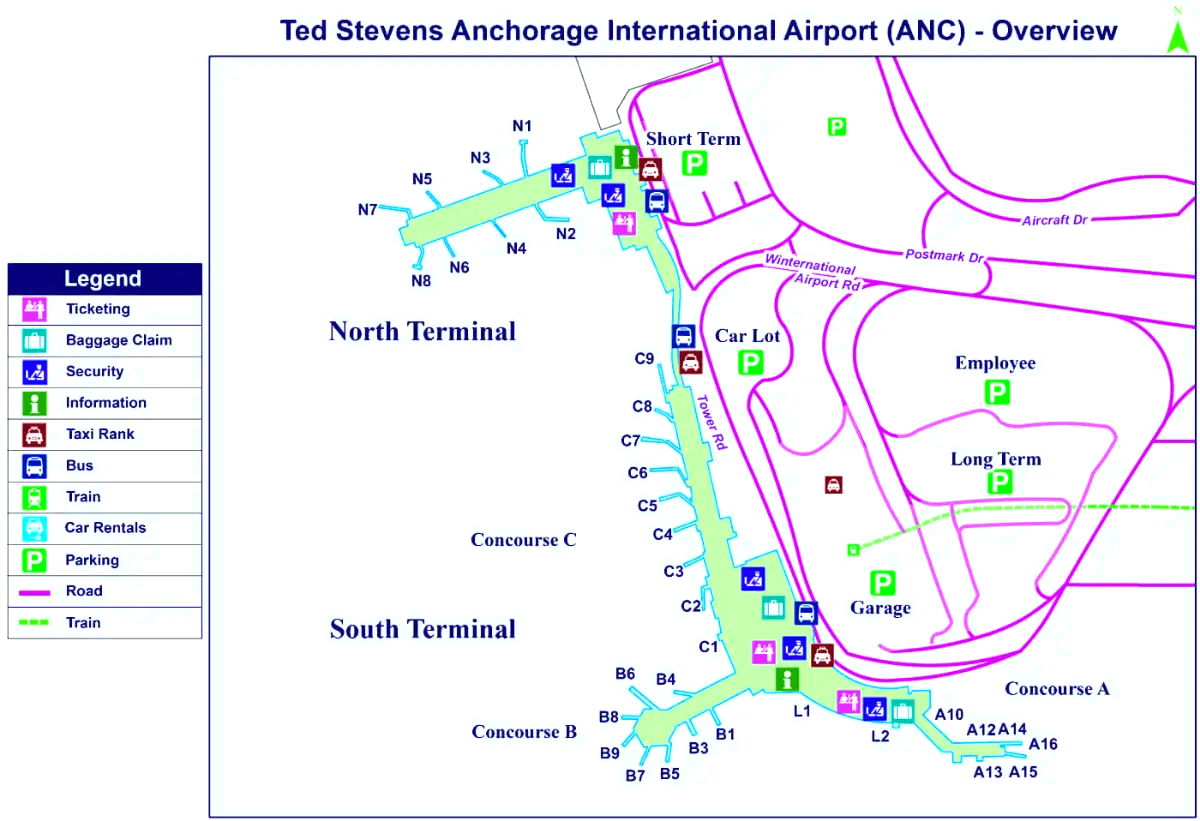 Ted Stevens Anchoragen kansainvälinen lentoasema