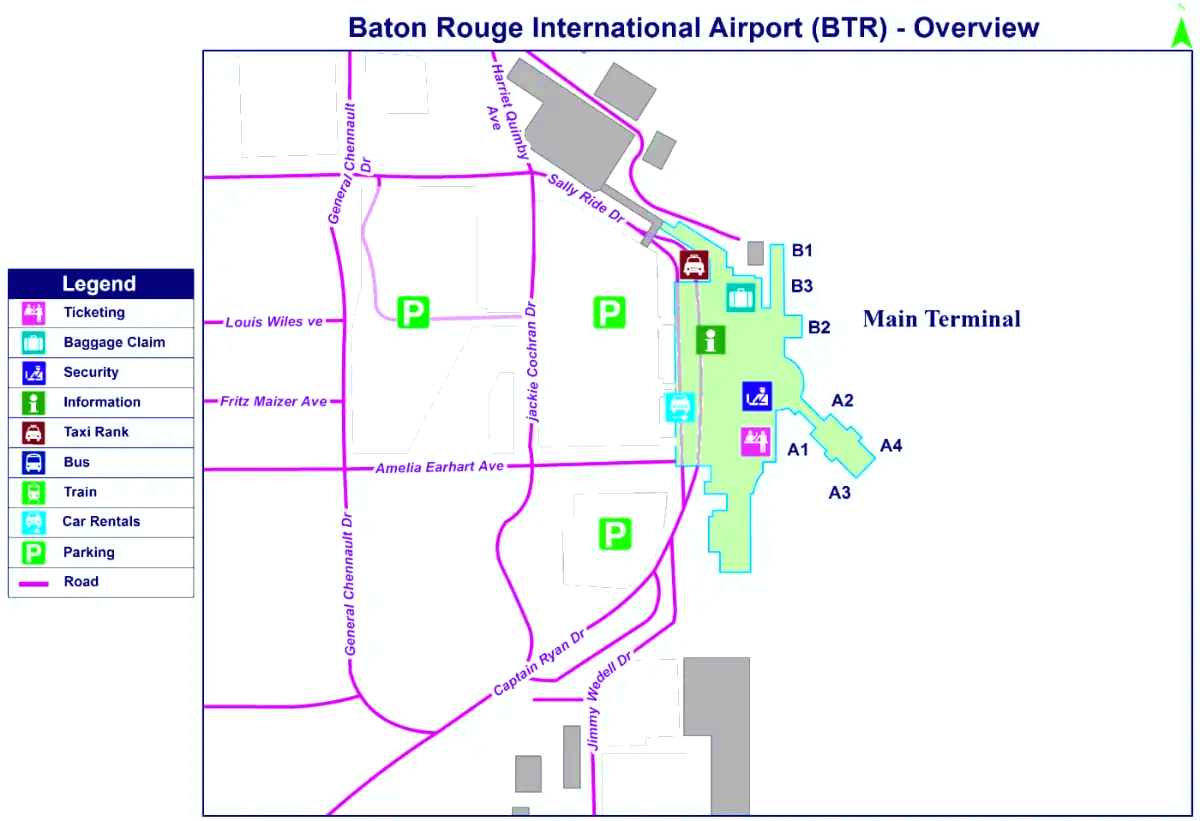 Baton Rouge Metropolitanin lentoasema