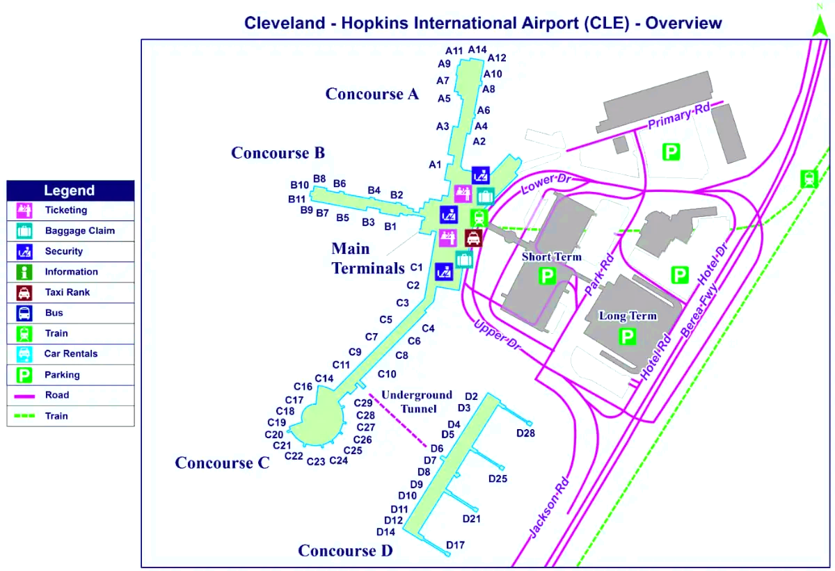 Cleveland Hopkinsin kansainvälinen lentokenttä