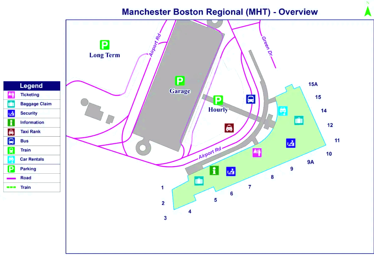 Manchester-Bostonin alueellinen lentoasema