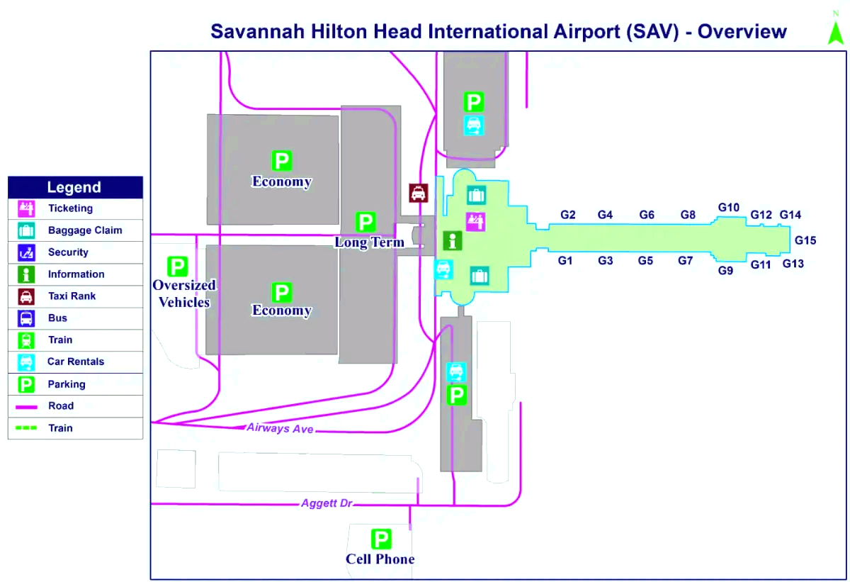 Savannah/Hilton Headin kansainvälinen lentokenttä