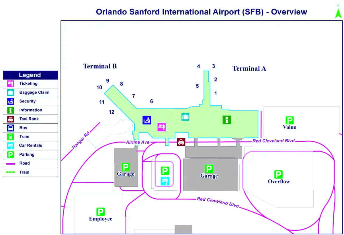 Orlando Sanfordin kansainvälinen lentokenttä