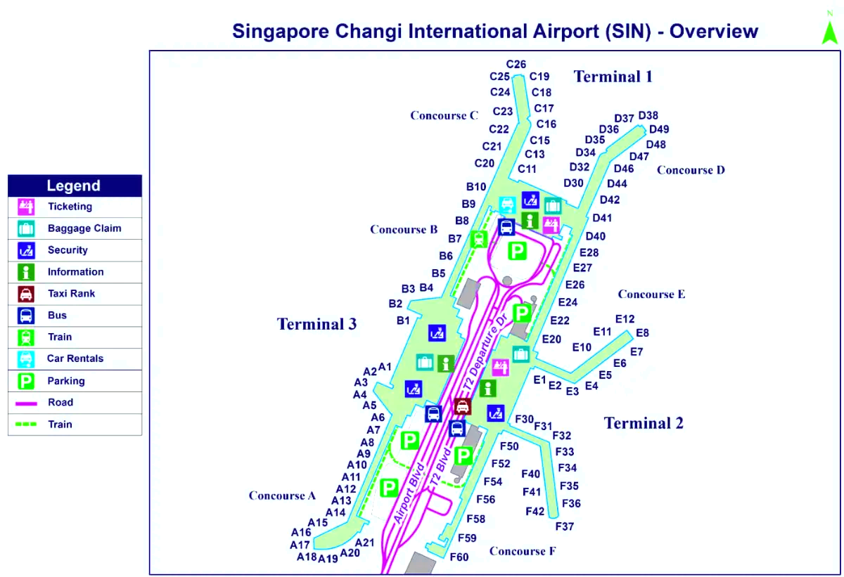 Singaporen Changin lentoasema