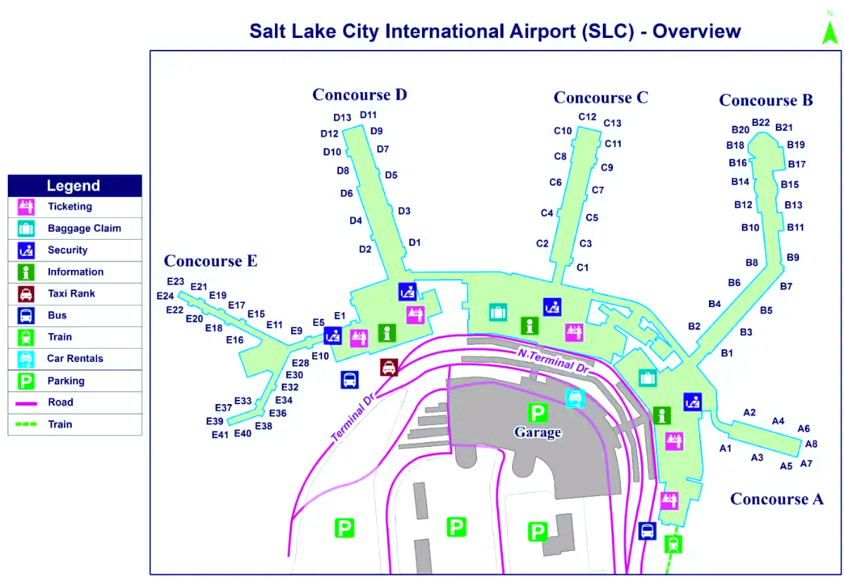 Salt Lake Cityn kansainvälinen lentokenttä