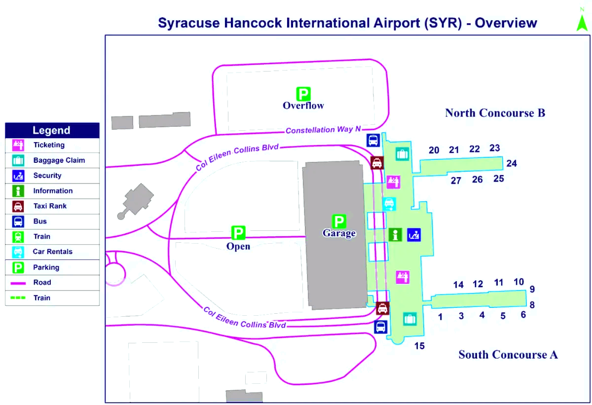 Syracuse Hancockin kansainvälinen lentoasema